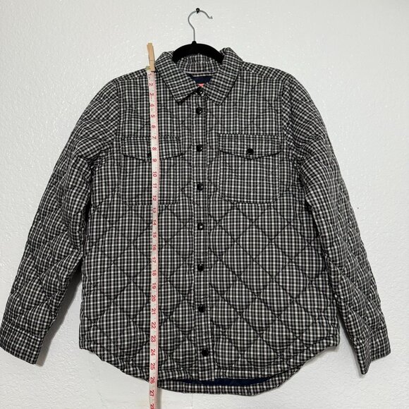 J. Crew Checkered Black and White Puffer Jacket - Picture 9 of 16